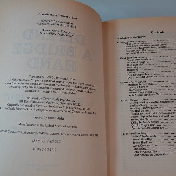 How to Defend a Bridge Hand by William S Root - Picture 5 of 11